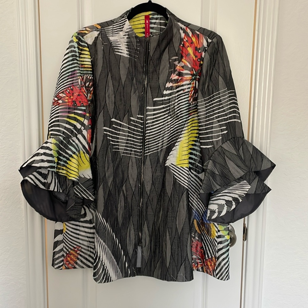 Zip Up Blazer by Connie K